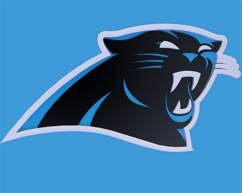 The carolina panthers are a professional american football team based in charlotte, north carolina. Carolina Panthers 3D Sports Logo by aberrasystems on ...