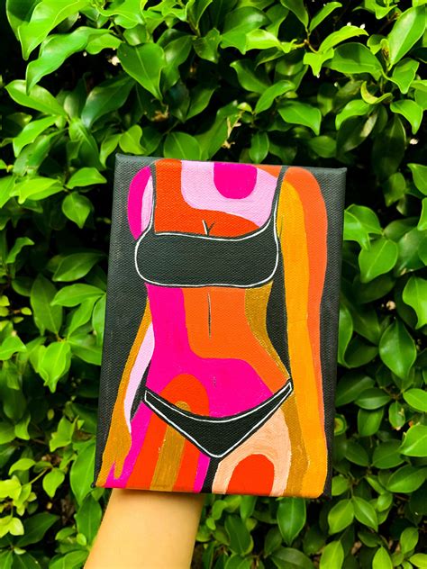 Self Love Body Art Thermal Body Art Women S Body Etsy