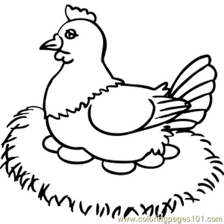 Tuesday images book authors books coloring pages comics learning illustration fictional characters quote click here for more coloring pages and be sure to share your creations in my gallery so i can put them in. Hen on Eggs Coloring Page for Kids - Free Chicks, Hens and Roosters Printable Coloring Pages ...
