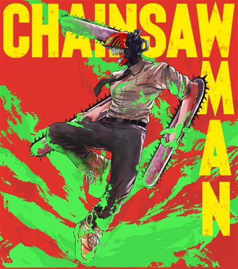 Artstation Denji Chainsaw Man Penname Endy Chainsaw Character