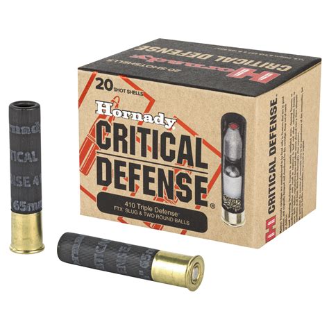 Hornady Critical Defense 410 Gauge 25 Defender 20 Round Box