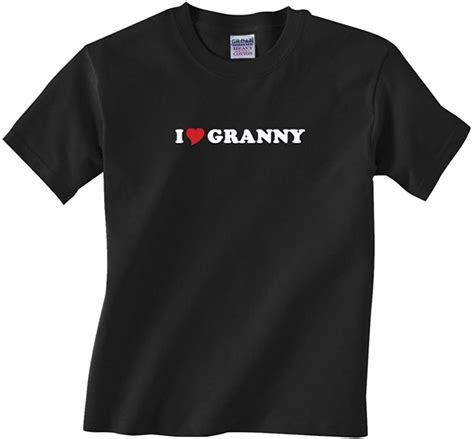 Gildan I Love Granny T Shirt Clothing