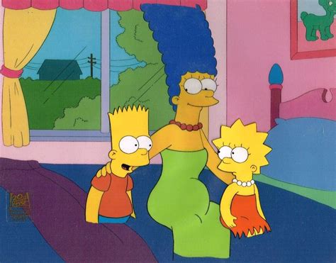 Marge With Lisa And Bart Sit