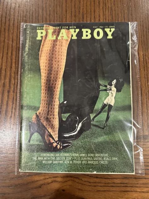 VINTAGE PLAYBOY MAGAZINES May 1965 Maria McBane Center Complete 19