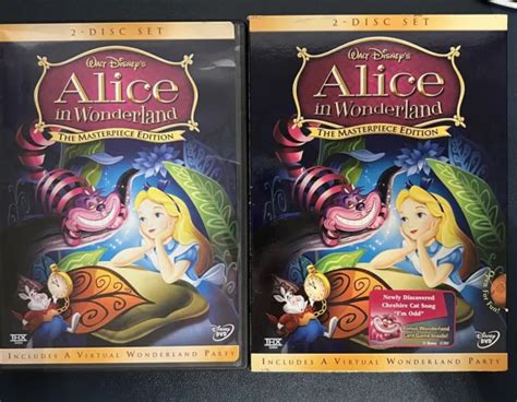Disney Alice In Wonderland Dvd 2004 2 Disc Set The Masterpiece