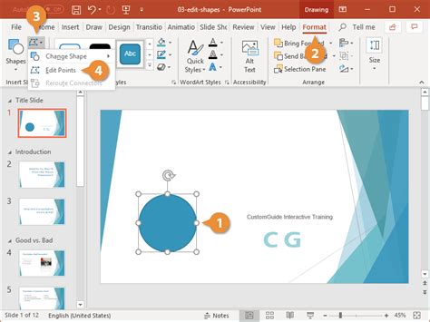 How To Merge Shapes In Powerpoint Customguide Hot Sex Picture
