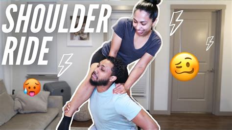 Couple Shoulder Ride Challenge Must Watch Youtube