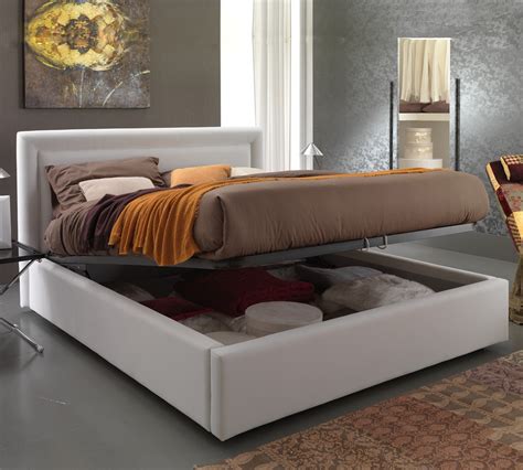 Letto matrimoniale, letto singolo per camere da letto moderne. Letto matrimoniale sommier con contenitore | Arredo Blog