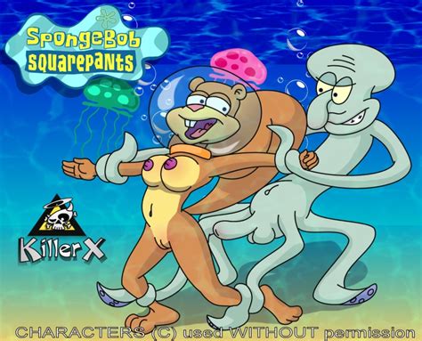 Post Killerx Sandy Cheeks Spongebob Squarepants Series Squidward Tentacles