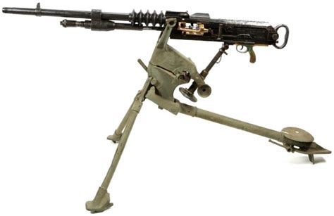 Sold Price 1918 French Hotchkiss M1914 Machine Gun Dewat August 2