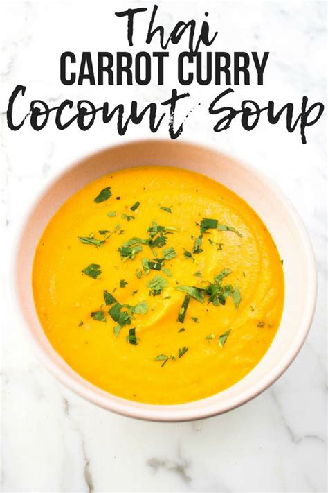 Carrot Coconut Curry Soup A Hedgehog In The Kitchen Recipe