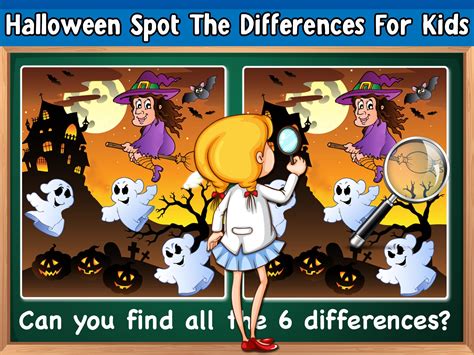 Hallowen Spot The Difference