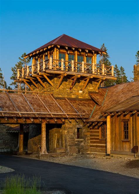 Old West Inspired Luxury Rustic Log Cabin In Big Sky Montana