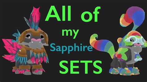 The best way to get the most sapphires from treasure hunts is by logging in every day to play. ALL MY SAPPHIRE SETS Animal Jam: Play Wild - YouTube