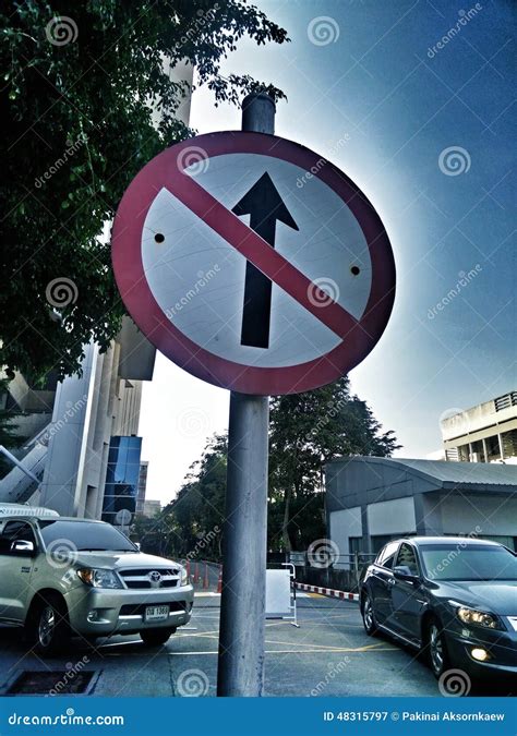 Road Sign No Entry Editorial Photography Image Of Commercial 48315797