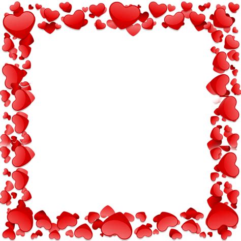 Red Heart Border Png Svg Clip Art For Web Download Clip Art Png Images