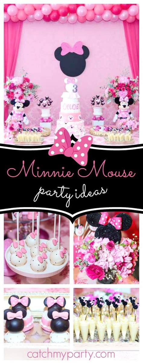 Pink Minnie Mouse Birthday Chloe Is Minnie Mouse Birthday Party