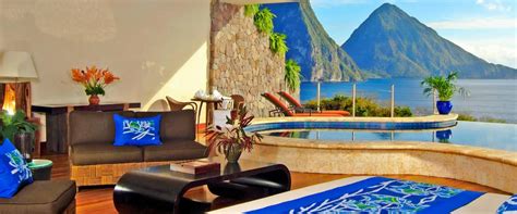 Galaxy suites & spa in imerovigli of santorini offers greek traditional and modern luxury suites with spectacular views of the sunset, the volcano and oia. Sanctuaries | Jade Mountain St Lucia - St Lucia's Most ...