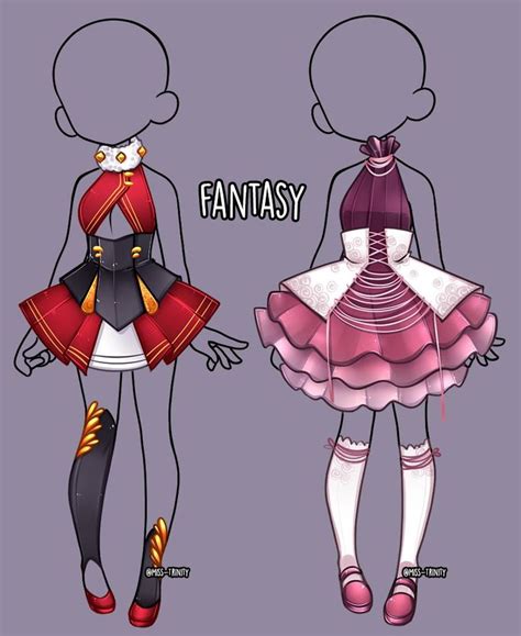 Fantasy Outfit Adopt Close By Miss Trinity On Deviantart Fantasy Clothing Clothing Design