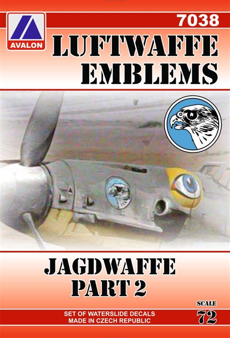 172 Luftwaffe Fighter Unit Emblems Jagdwaffe Pt2 172 Aircraft Decals