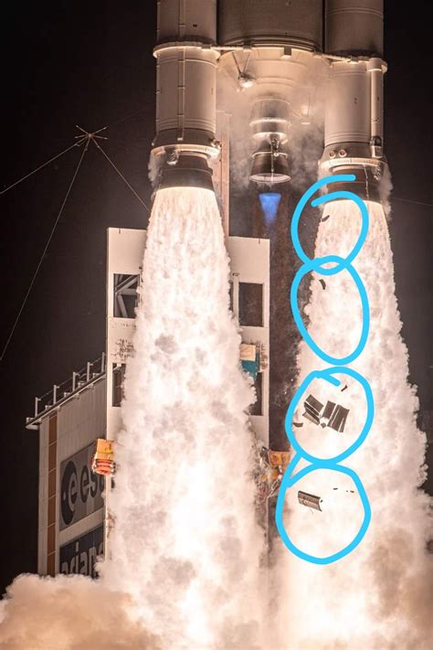 What Is This Falling Off A Eesa Rocket I Guess Ariane Rrocketry