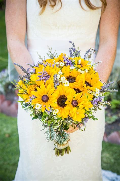 Image Result For Sunflower Teal Wedding Sunflower Wedding Bouquet