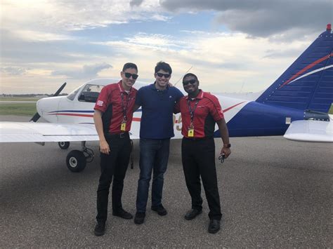 Michael Perez Of Polk State College Completes First Solo Sunrise Aviation