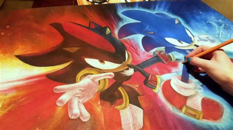 Shadow Drawing For Kids Sonic
