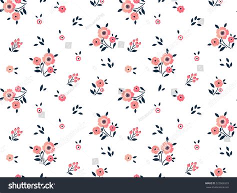 Cute Floral Pattern Small Flower Ditsy Stock Vector Royalty Free