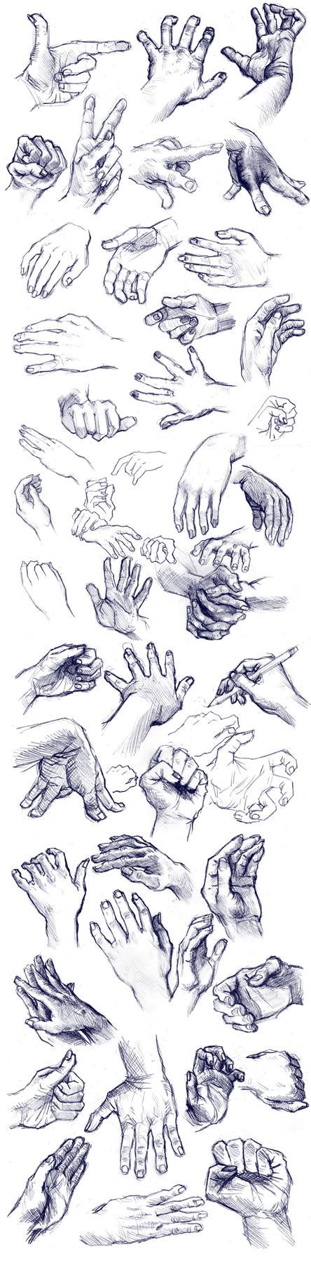 Hands Practice By Yohiri On Deviantart