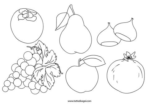 Abbiamo raccolto una raccolta di tutti i frutti conosciuti e rari. Frutta autunno da colorare - Tutto Disegni | Autunno ...