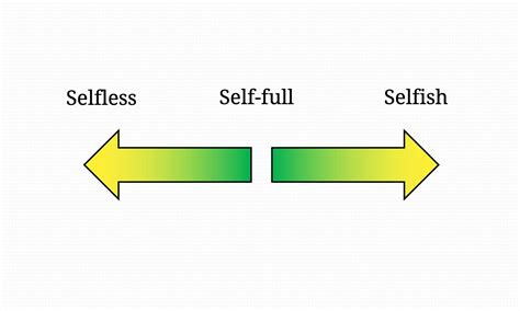 Whats Between Selfish And Selfless The Positive Edge