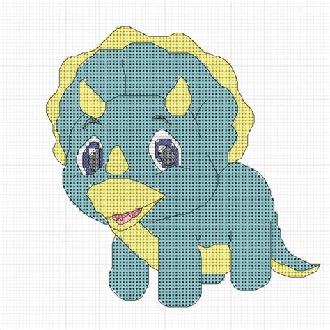 Free Printable Dinosaur Cross Stitch Patterns 1000 Images About