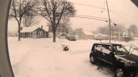Blizzard 2015 Snow Blowing My Driveway In Record Time Youtube