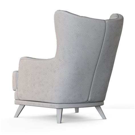 Armchair Oxford 3d Model Cgtrader