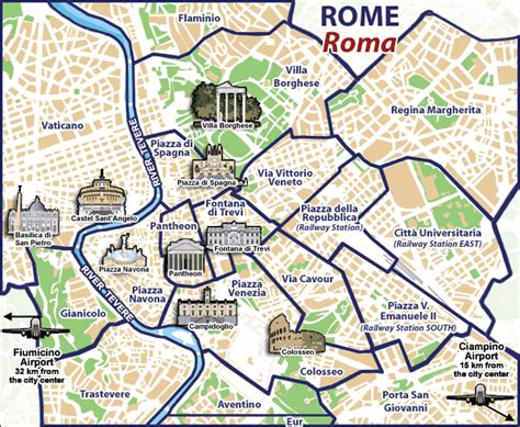 Mapas De Roma Ruta Lannesa