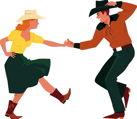Country Western Dance Stock Vectors Royalty Free Country Western Dance