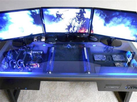 Awesome Computer Desk 18 Images Gallery Gamingcomputersetuptechnology
