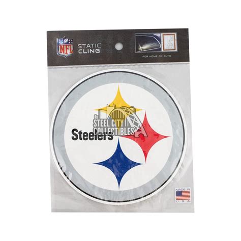 Pittsburgh Steelers NFL Static Window Cling | Steel City ...