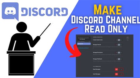 How To Make Discord Channel Read Only Youtube