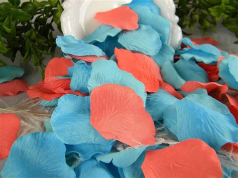 Coral And Ocean Pool Blue Rose Petals Tropical Blend 200 Etsy Ocean