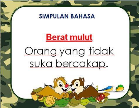 Langkah pembelajaran yang ringkas sahaja. Bahasa Melayu: Simpulan Bahasa