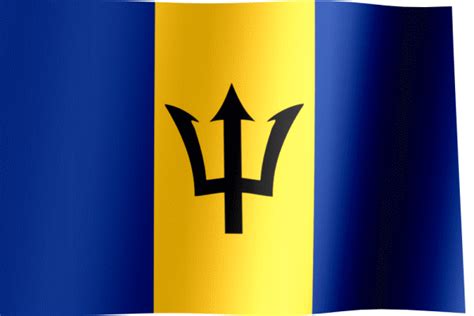 Flag Of Barbados  All Waving Flags
