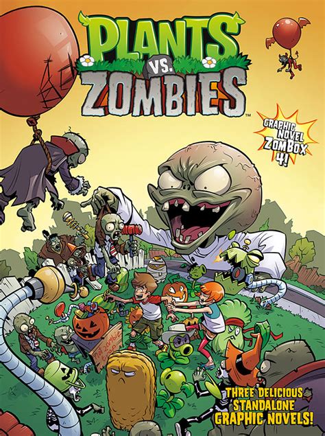 Plants Vs Zombies Boxed Set 4 Hc Profile Dark Horse Comics