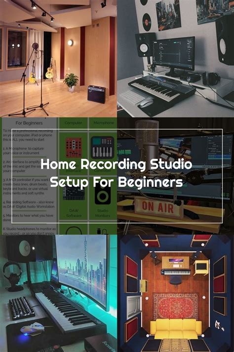 A complete guide to home recording studio setup for beginners. These ...
