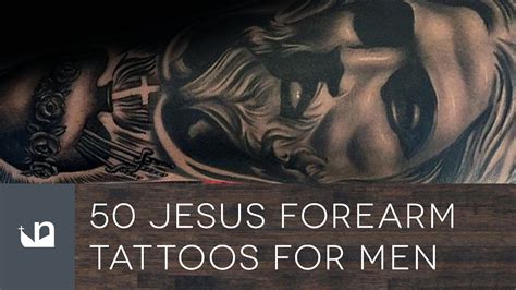 The huge spider in a web that is drawn on his skull reveals, in prison tattoo code, that he is a drug addict. 50 Jesus Forearm Tattoos For Men - YouTube