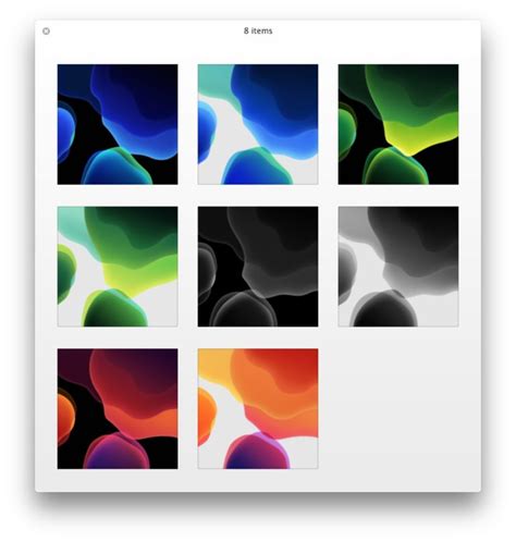 Get the iOS 13 Default Wallpapers