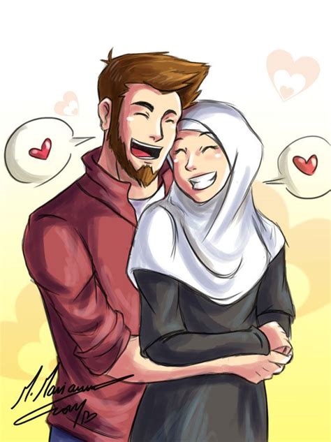 Wallpaper Anime Couple Muslim Muslim Anime Couple Wallpapers