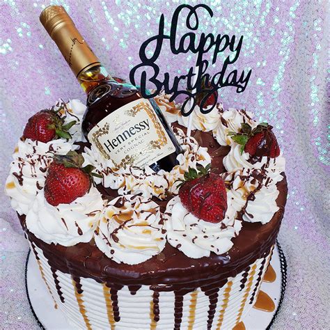 Hennessy Birthday Cake For Him Bottle Cakes Justcakeit Buying A