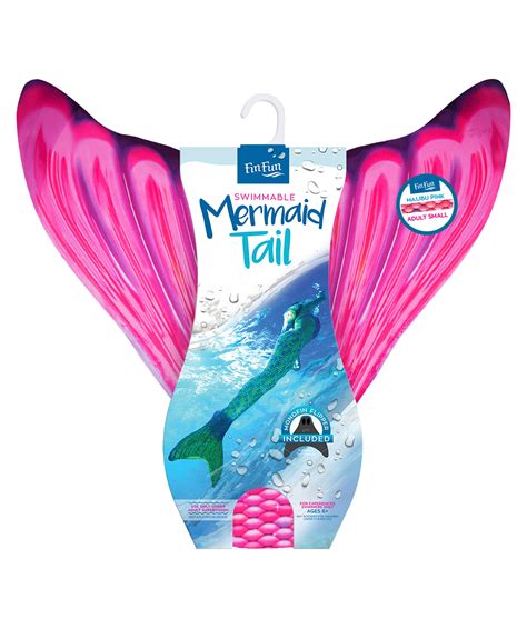 Damen Meerjungfrauen Flosse Mermaid Original Tail Malibu Pink